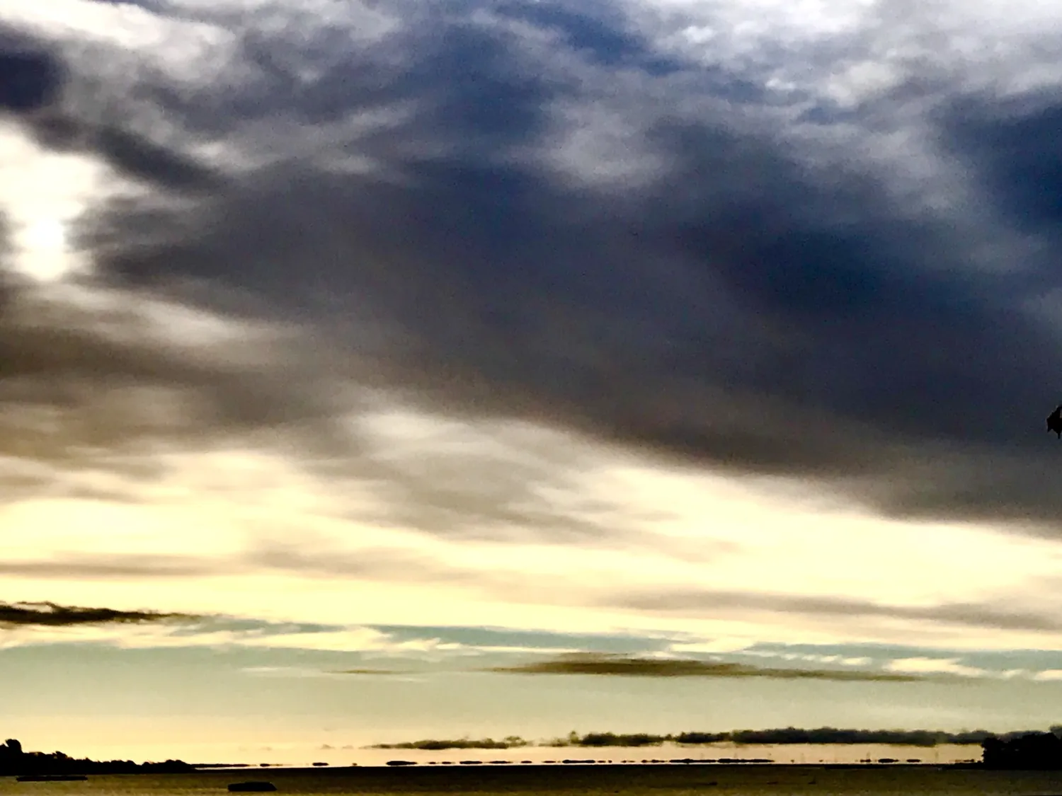 Zufälliger Blick auf Kalmar oder den Kalmarsund